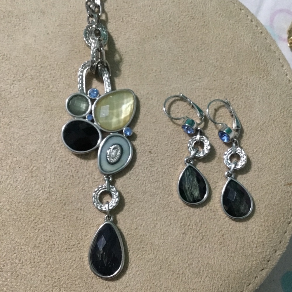 Lia Sophia Necklace and Earring Set